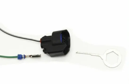 Set of hardened steel wire needle retractors for automotive connector extraction in multi-colour options