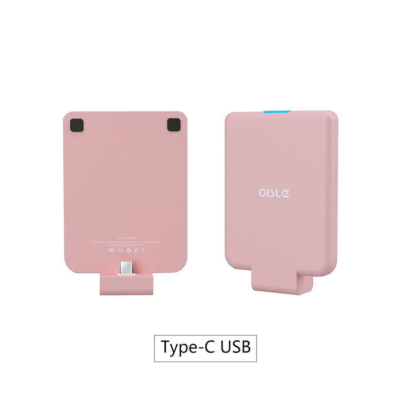 4500mAh back clip battery for phones in multiple colours showing slim 9mm profile
