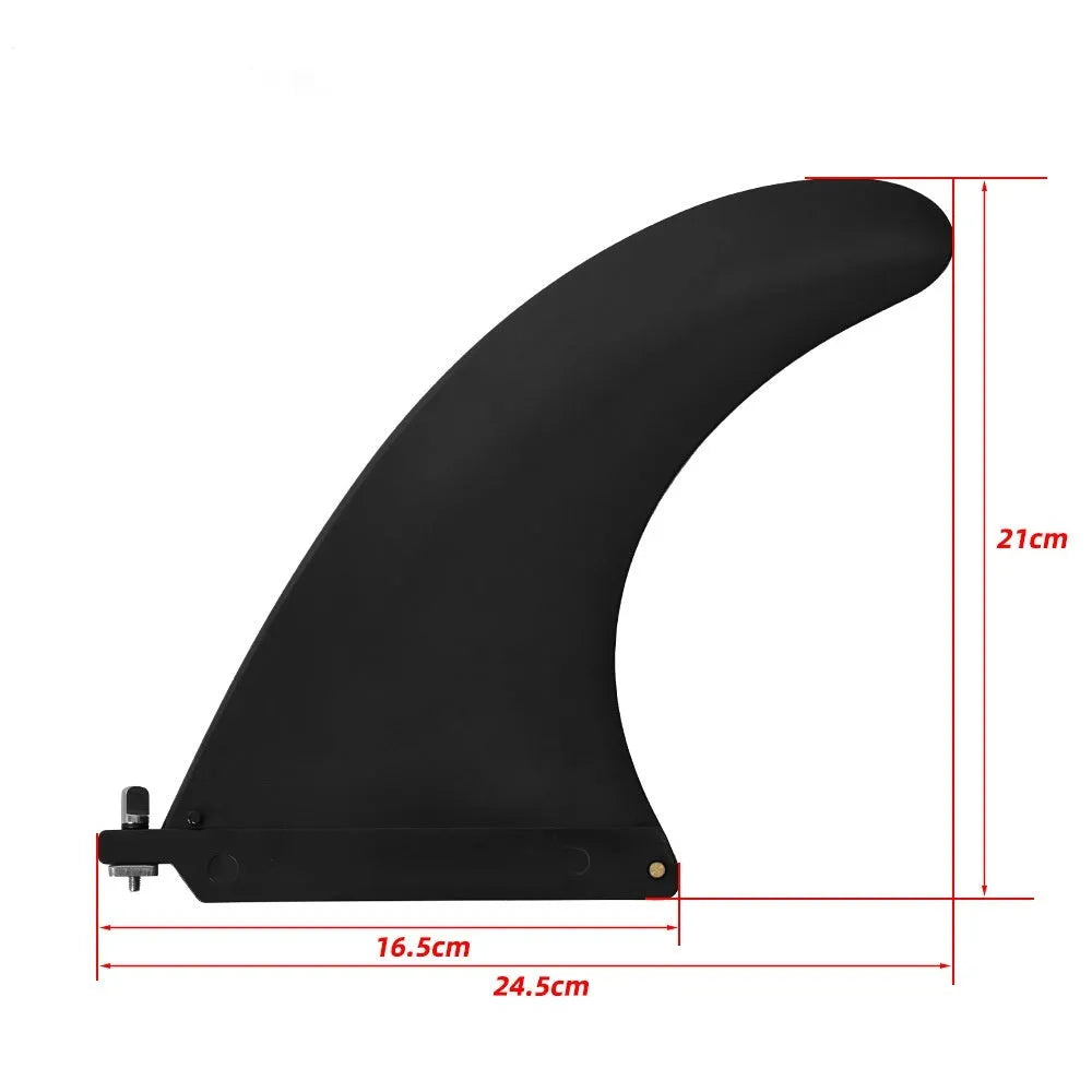 SUP paddle with removable plastic fish fins on the blade, model YQ310.