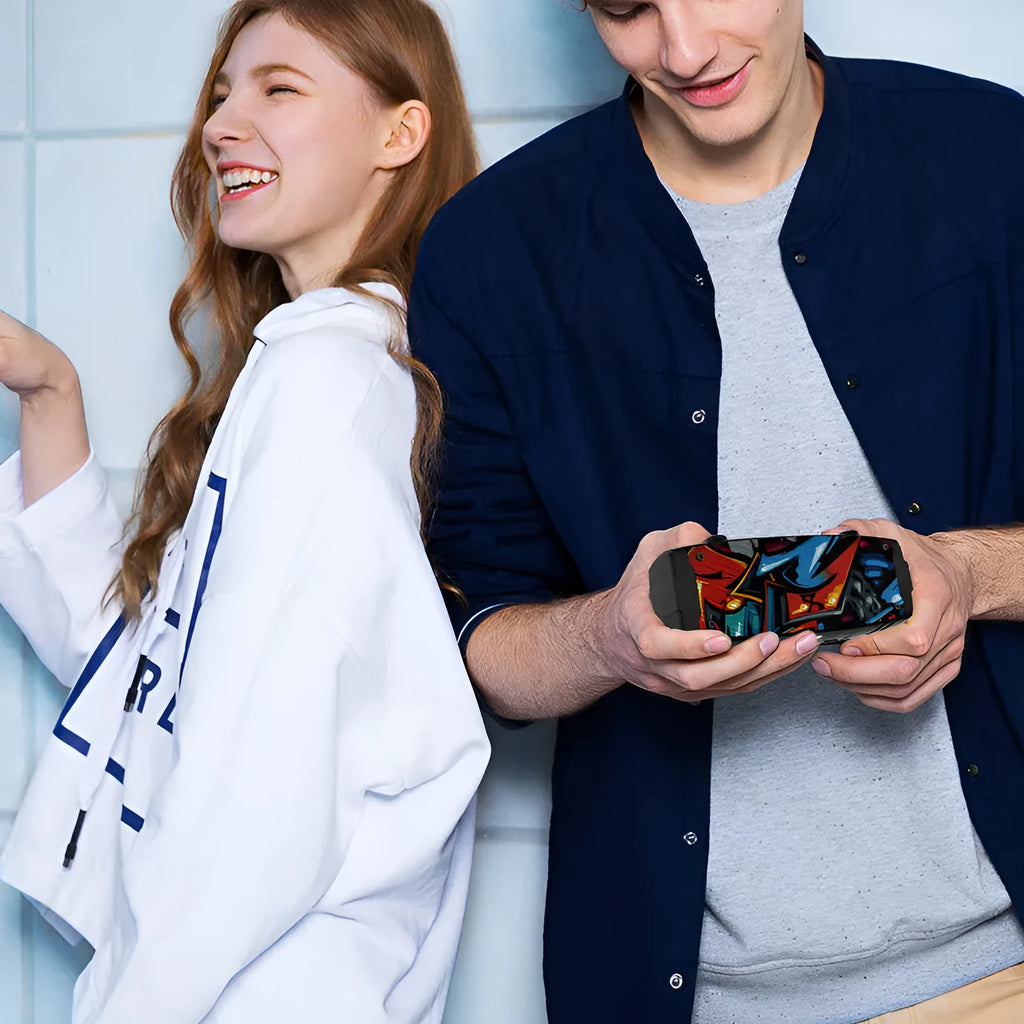 Portable Bluetooth speaker in black, blue, camouflage, graffiti, hip hop, or red colour with USB port