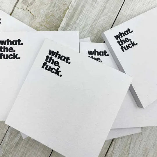 Square sticky notes, 75mm size, with adhesive backing and assorted cover designs.