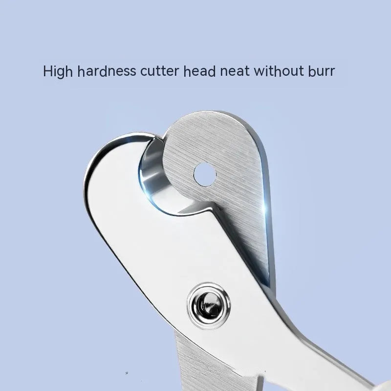 Cat nail clippers with round drip tip nail scissors, ABS body, medium and small size for cats
