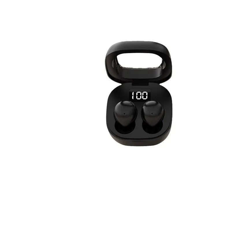 SK19 Bluetooth headset in Black colour with in-ear design and Type-C charging port