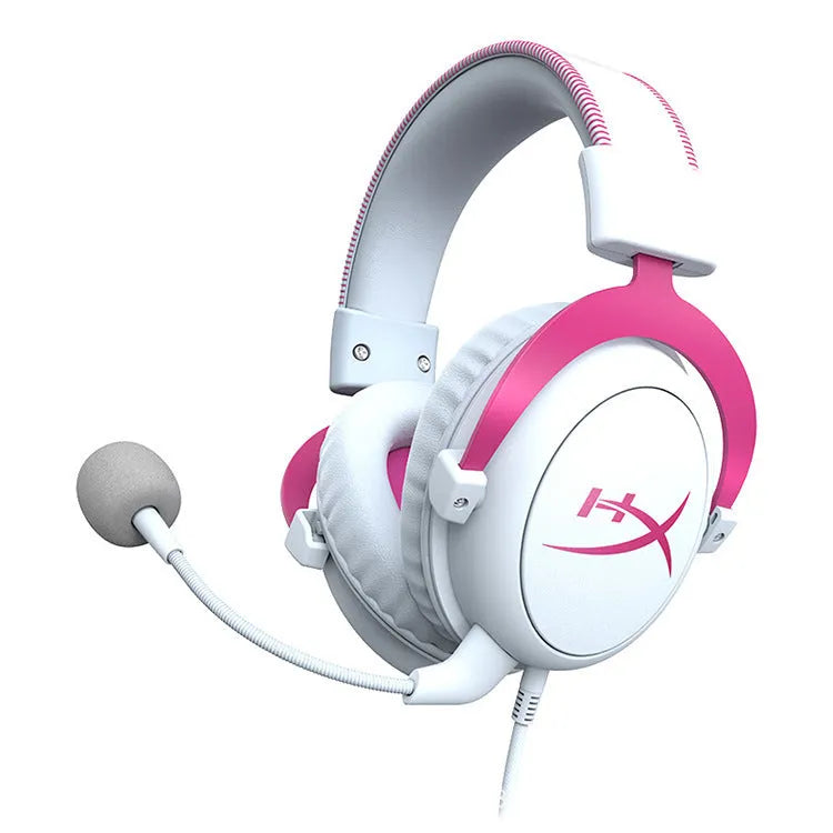 Wired gaming headphones with detachable microphone in Hurricane 2 colour scheme