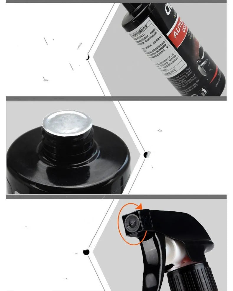 500ml automotive coating agent spray bottle for car paint protection