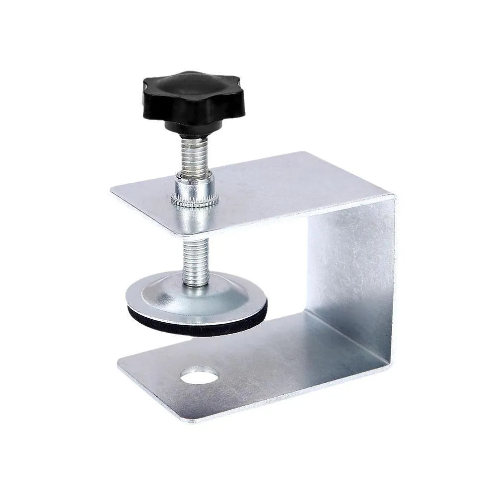 Drawer panel fixing clip set showing dual-use, three-use and U-clip designs for wood cabinet assembly