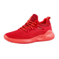 Low-cut breathable running shoes with a mesh upper, MD sole, and a front strap closure.