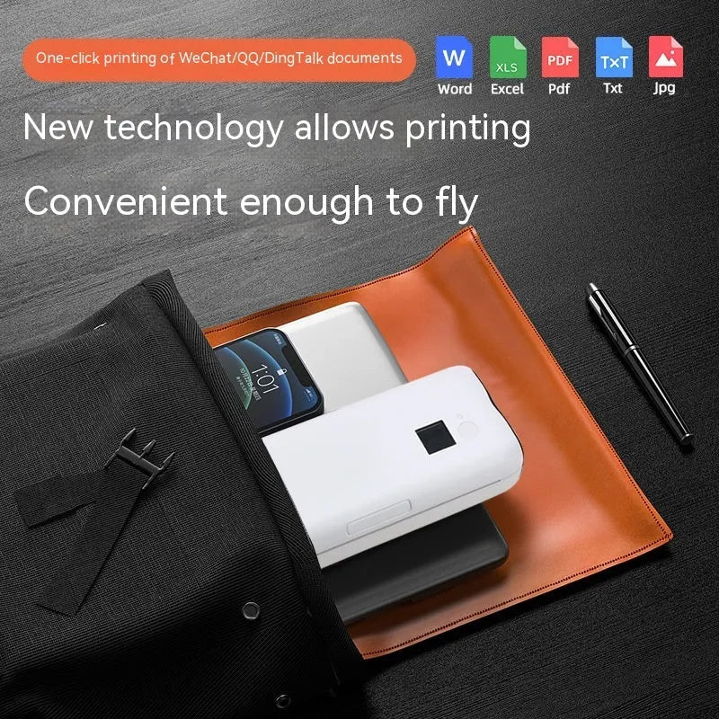 Compact thermal printer with Ethernet interface, plastic metal construction, 275x110x60mm size for home office use
