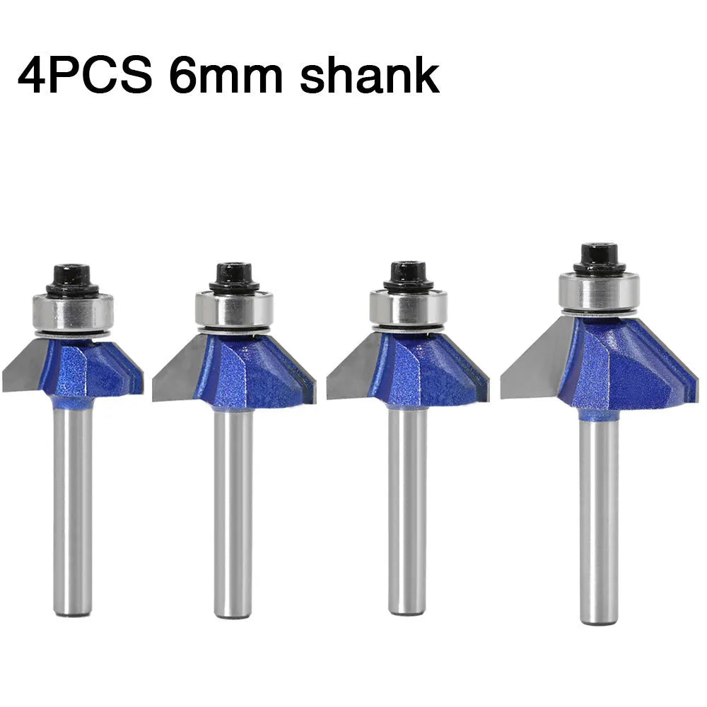 Hard alloy angle cutter end mill for woodworking with 13mm blade diameter
