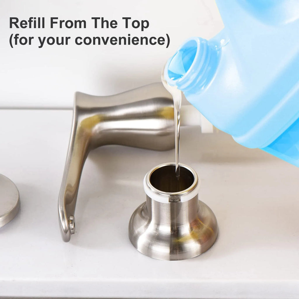 American kitchen sink hand press accessory with electroplated finish in brushed gold