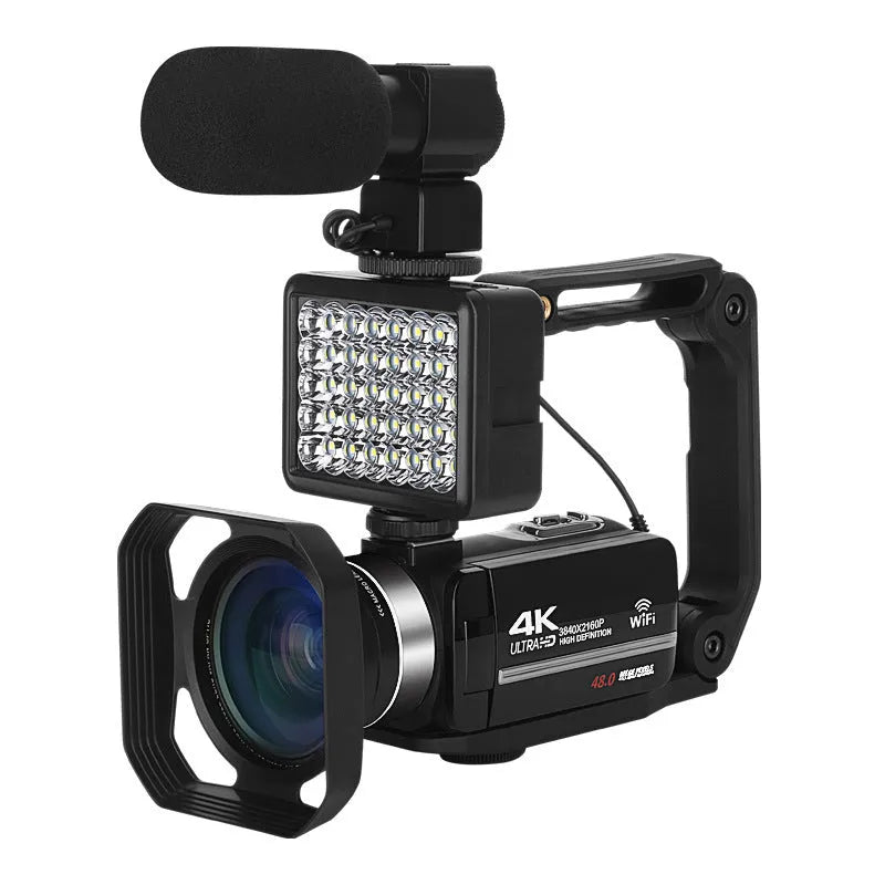 Z124K Black WIFI digital HD night vision camera with 3-inch LCD screen.