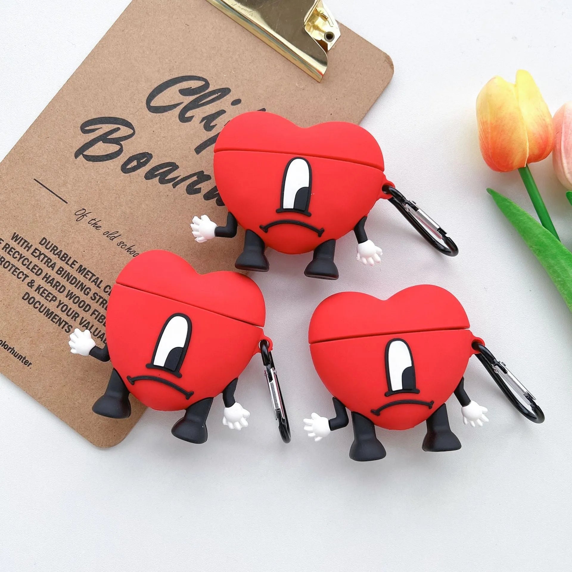 Cute silicone love earphone sleeve cartoon love feet design for AirPods case