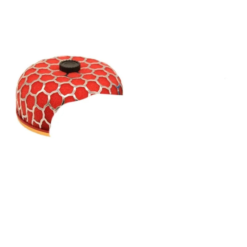 Aluminium mushroom air filter with washable sponge in red, gold, green, or blue colours for car modification