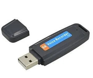 SK-001 black and white creative USB flash drive with plastic casing on a white background.