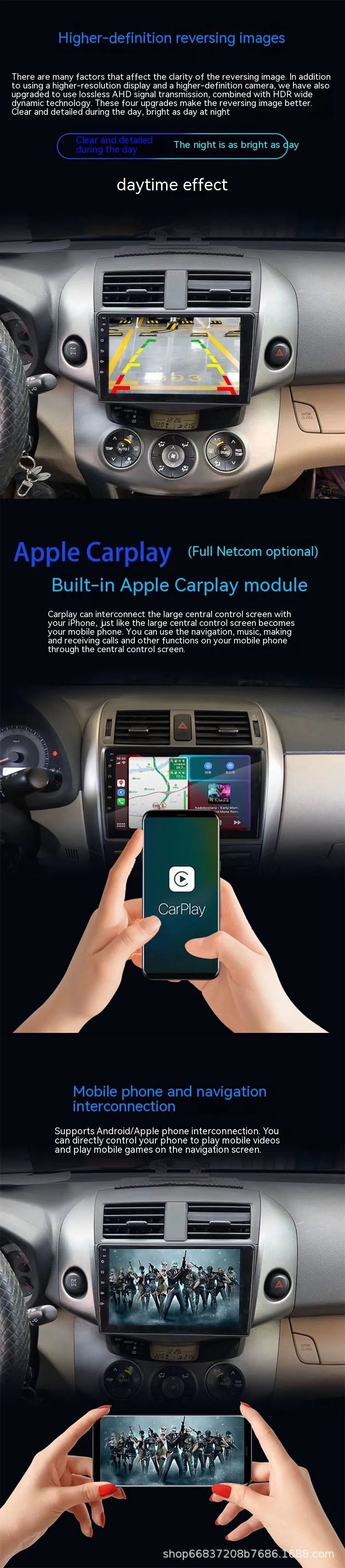 9-inch Android car head unit with touchscreen for Volkswagen Fox dashboard installation