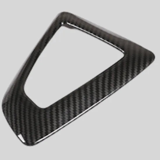 BMW gear base frame dashboard accessory with carbon fibre pattern for 1 2 3 4 Series