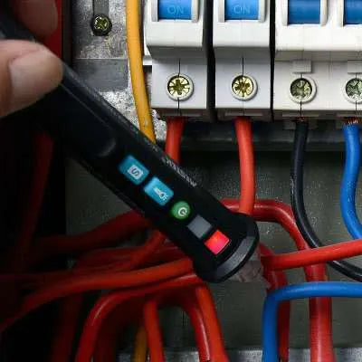 Black intelligent checkpoint test pencil for electrical line detection with display screen