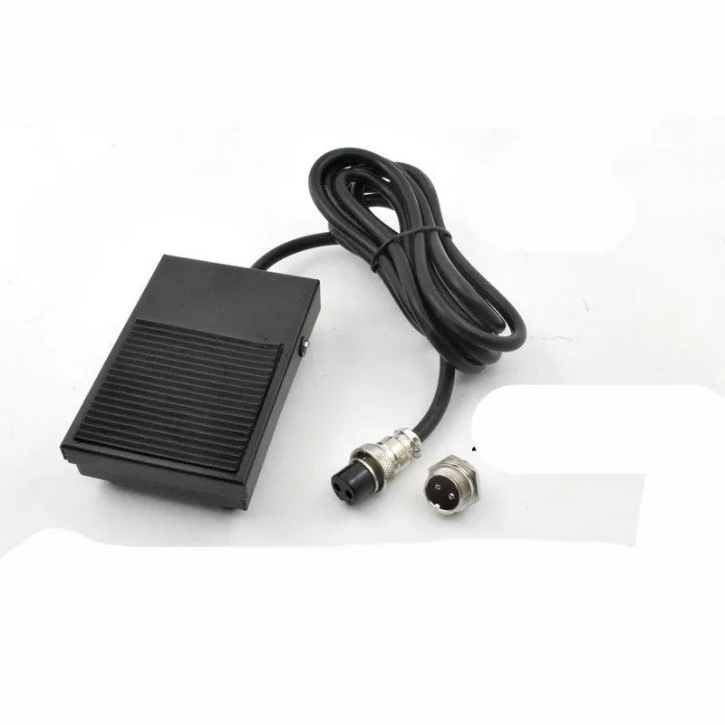 Metal welding foot switch with 1.8m cable and two-core plug for laser welding machine control