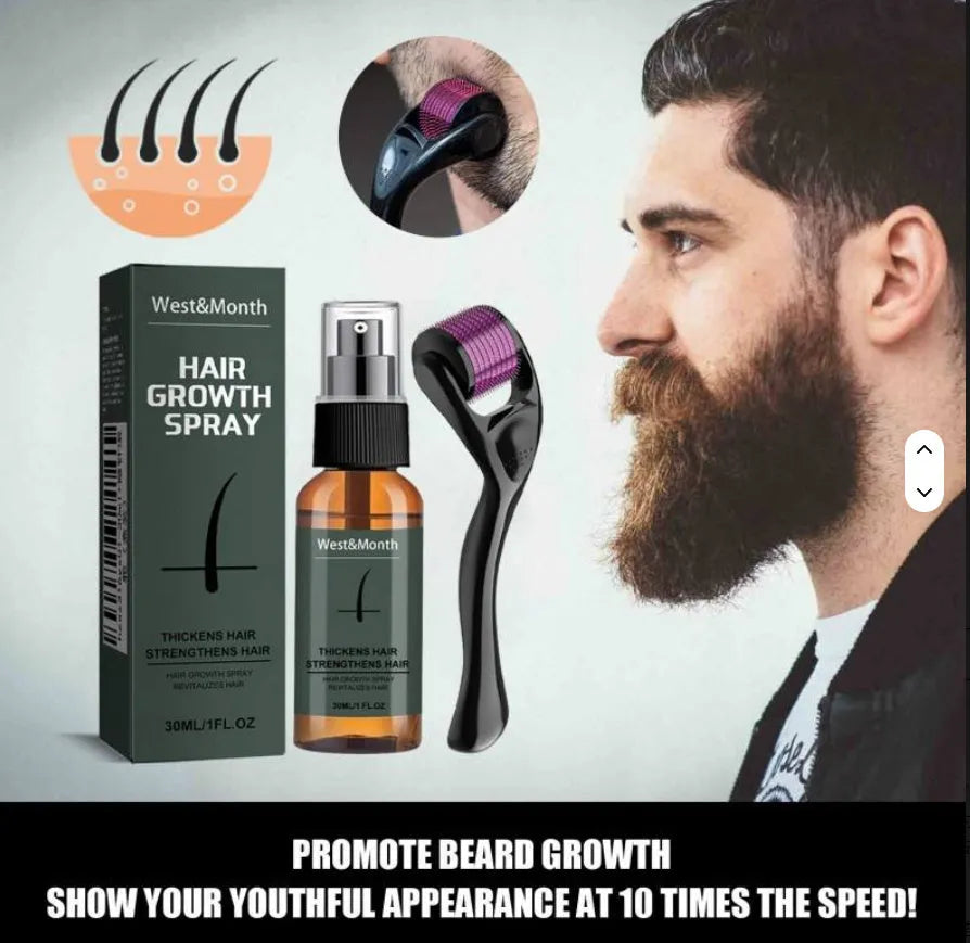 Men's organic face spray with herbal tea formula in a beauty care package packaging