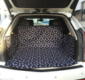 Footprint waterproof dog car seat hammock with safety belt for large dogs Oxford fabric black