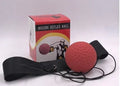 Boxing reflex ball with headband, 105 g soft groove-free punching speed ball for reaction training