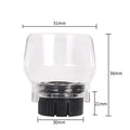 Clear plastic face shield protective cover for Delta electric grinders with thread port