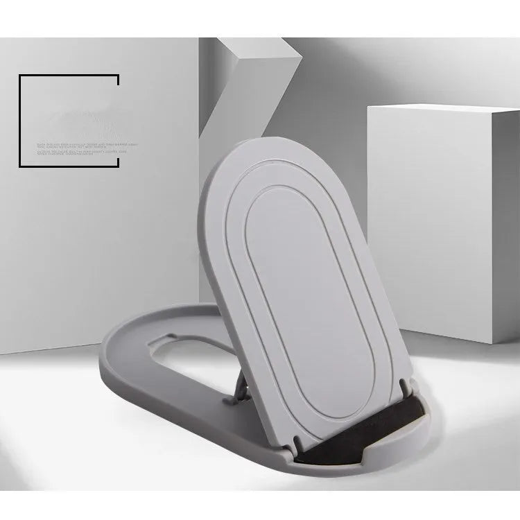 Plastic lazy bracket mobile phone stand in multiple colour options on desk