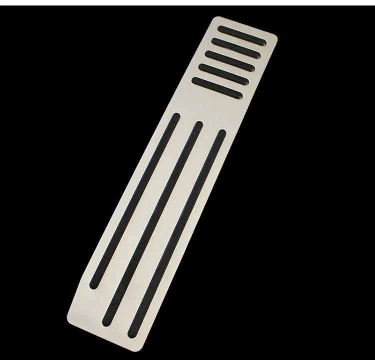 Silver stainless steel throttle and brake pedal set for Tesla Model 3 X S
