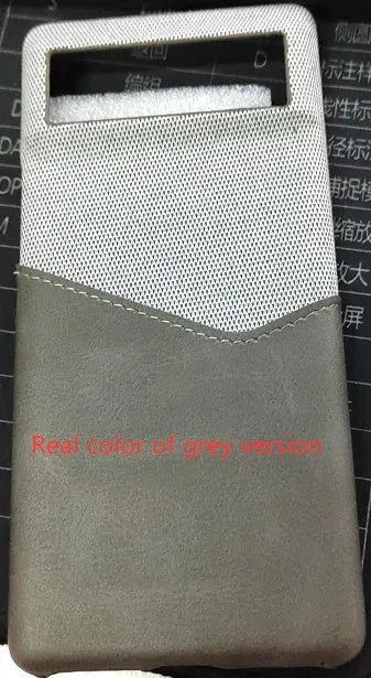 Leather Google Pixel phone case in solid colour with business style plain design