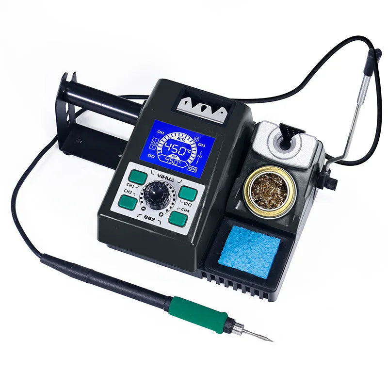 210 welding station smart nano precision soldering station in green with integrated heating core for phone repair
