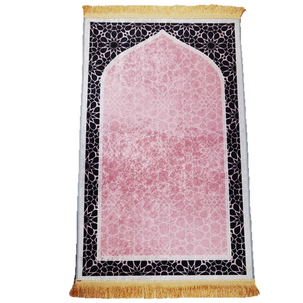 Household fashion square printed thick mat with starry sky pattern in crystal velvet polyester, 65x110cm size option