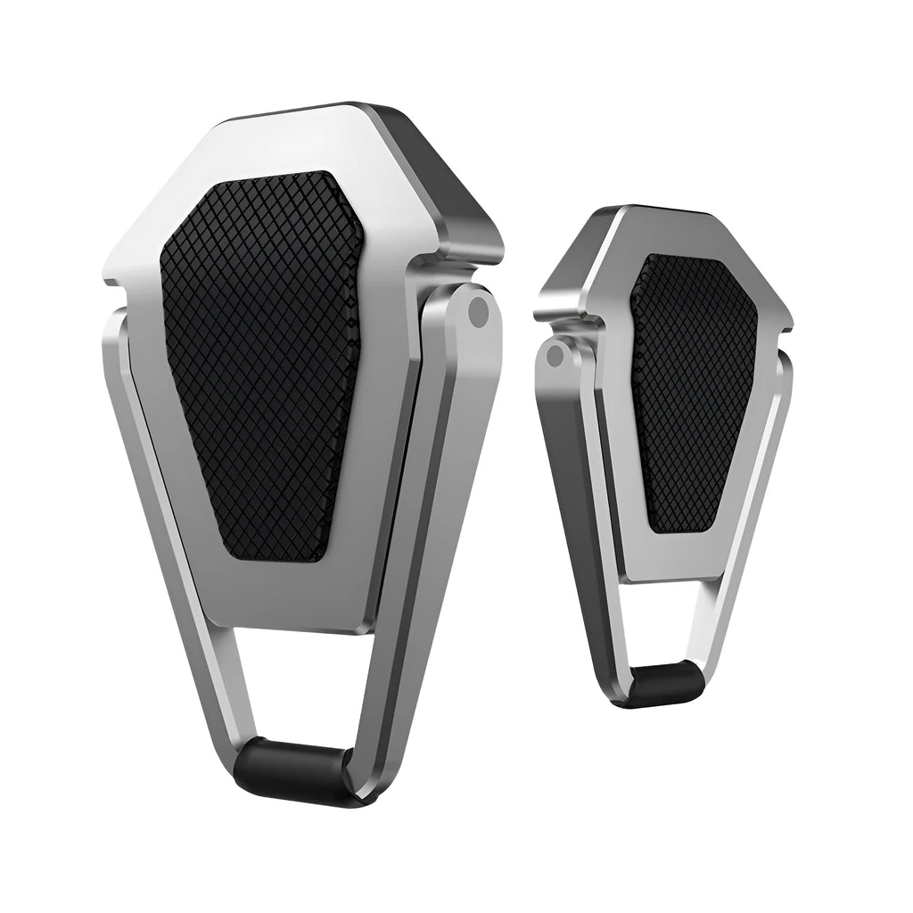 Metal foldable cooling bracket for tablet and notebook, zinc alloy, black and silver