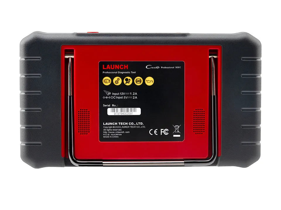 Red car fault decoder with 7 inch IPS touch screen, Android 7.1, and 6000mAh battery