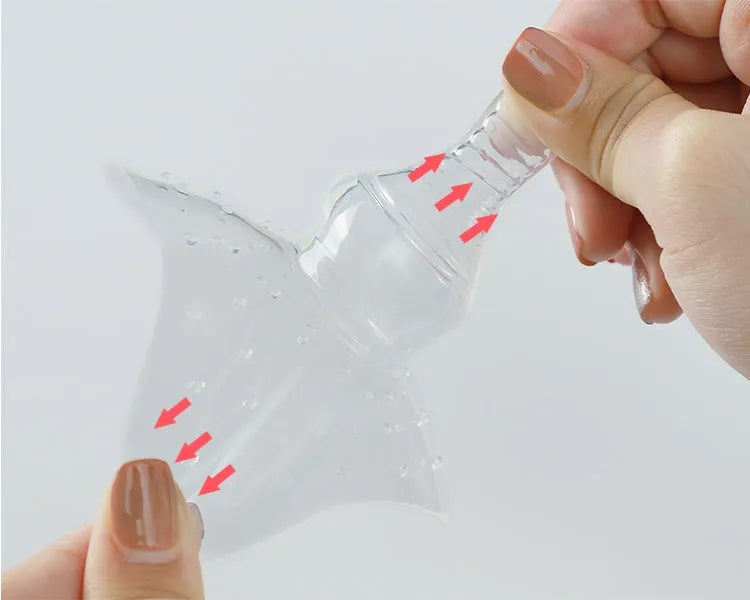 Nipple protector for breastfeeding help with flat nipples, weaning, and pain relief.