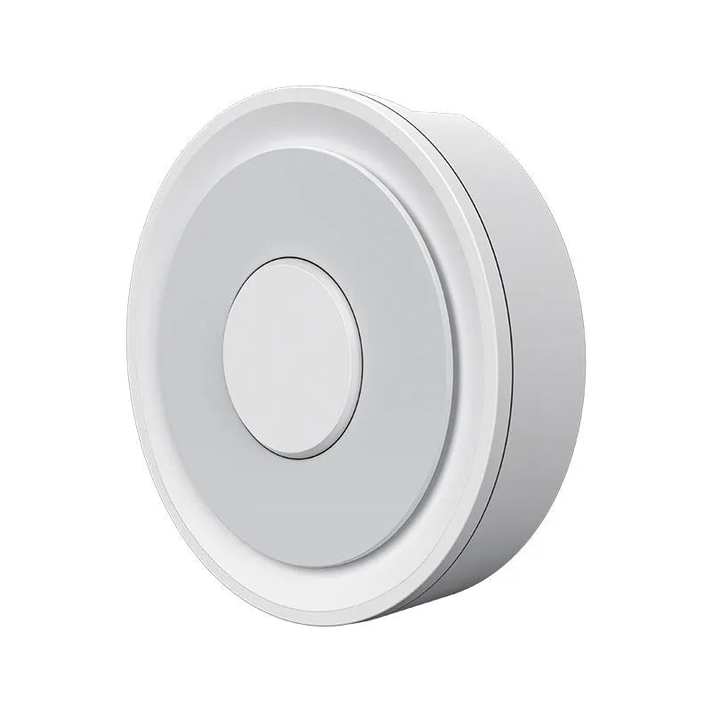 White square smart home gateway hub for ZigBee 3.0 device control and automation