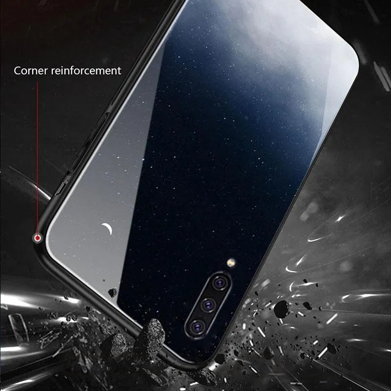 Black and navy blue silicone phone cases for Samsung Galaxy and Apple iPhone models