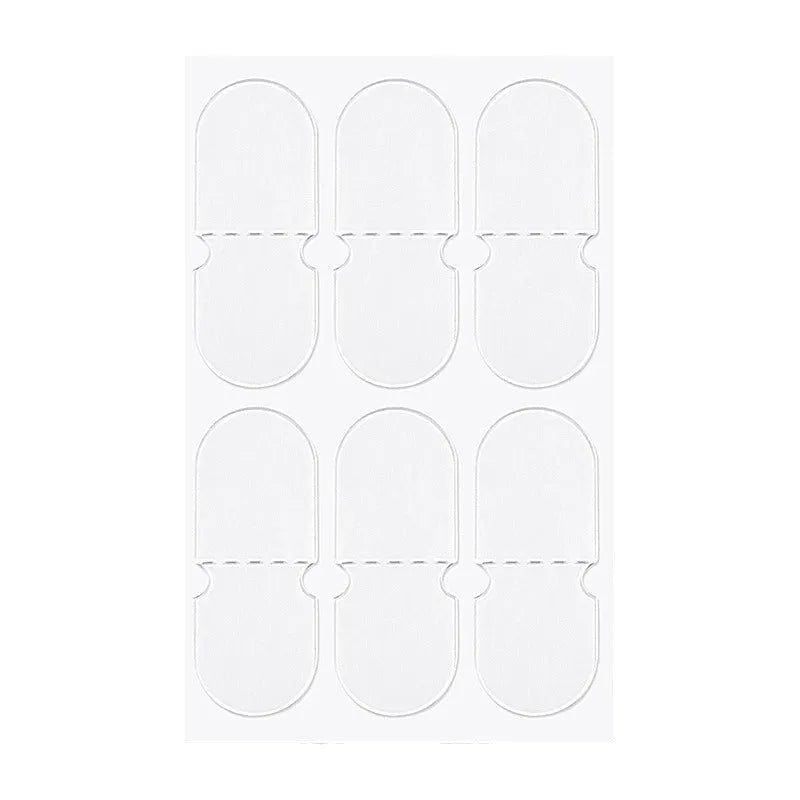 Transparent and frosted disposable TPU ear patches 0.1cm thick for styling
