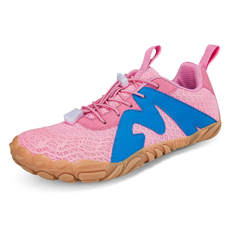 Couple sports climbing shoes with Flyknit lining and rubber soles in multiple colour options