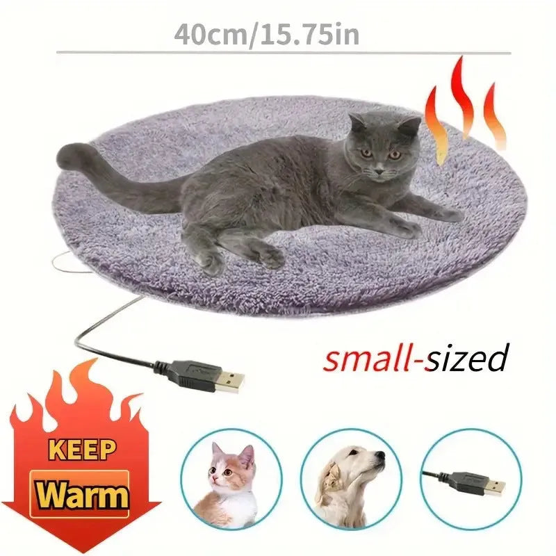 Cat smart electric blanket, 40cm diameter, cloth, three-speed constant temperature, available in seven colours
