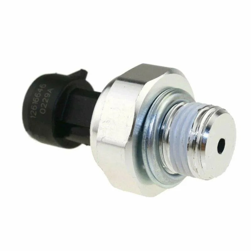 Oil pressure sensor for Buick Chevrolet vehicles, part numbers 12573107 12567323 shown