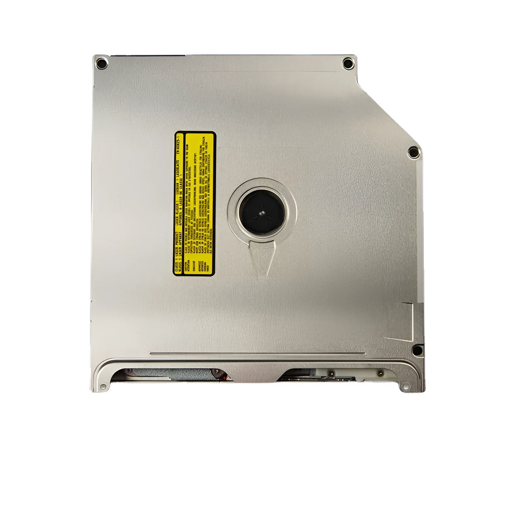 MacBook Pro 13-inch SuperDrive optical disc drive replacement part with silver aluminium casing