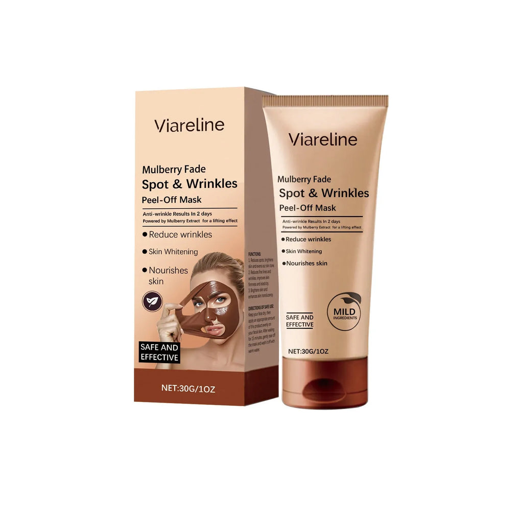 Single 30g sheet facial mask with arbutin and hyaluronic acid for delicate skin care.