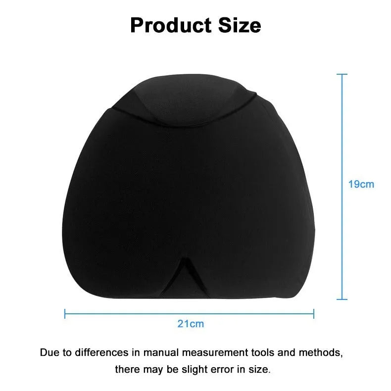 Solid colour fully enclosed cold compress cap in black, dark blue, or pink