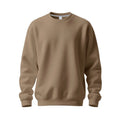 Polyester long sleeve loose oversized casual top for men in autumn solid colour