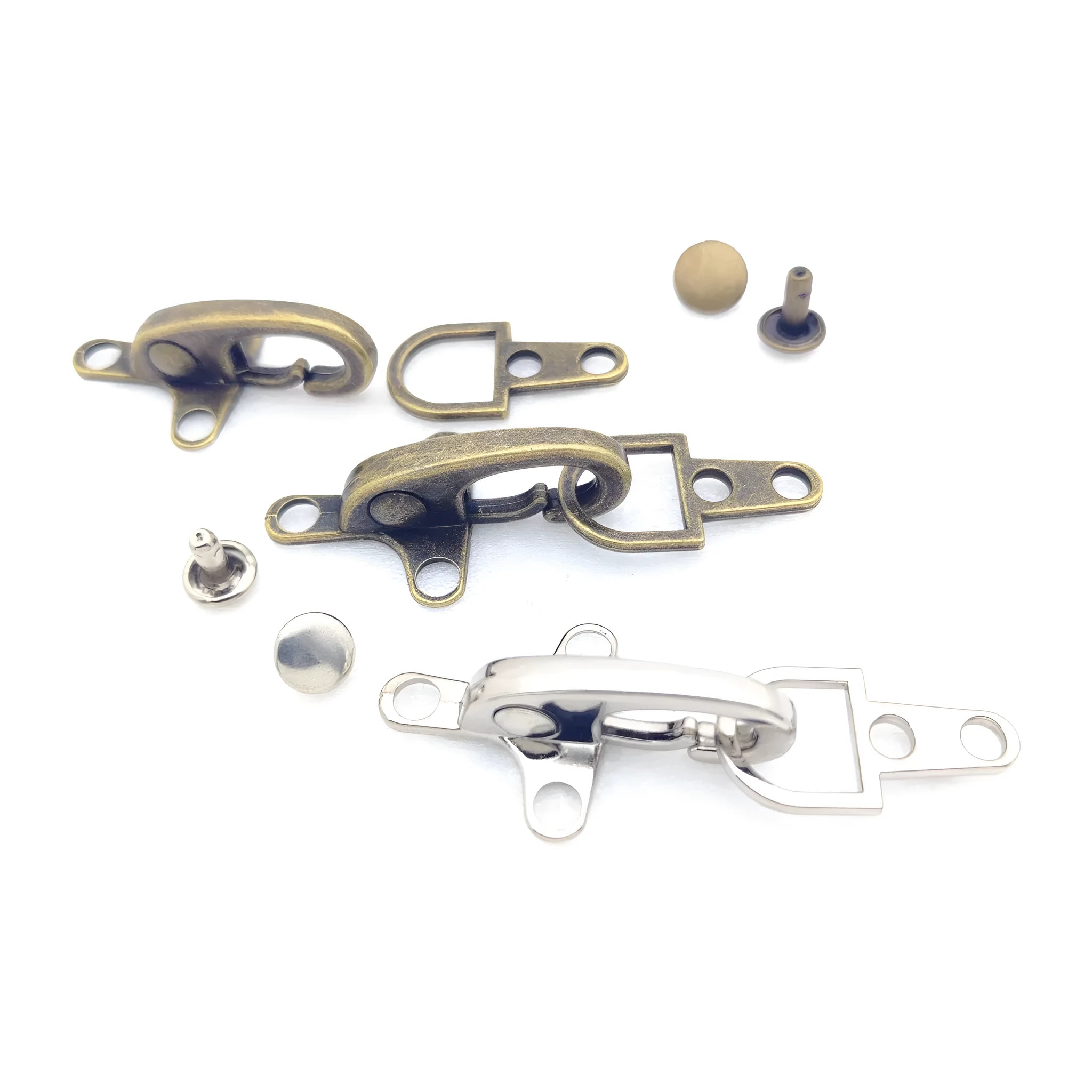 Zinc alloy aircraft buckle decoration in bronze, gold, gun, or silver finish, measuring 5.85 cm.