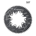 Aluminium alloy oval chainring 52T 110/130BCD for folding and road bike with anode anti-oxidation finish