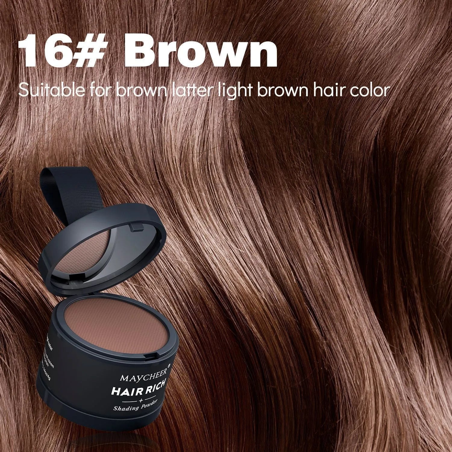 Hairline sculpting contour brow powder compact with 4g net content in waterproof formula