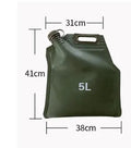 Portable folding TPU oil bag for liquid gasoline transport, available in 5L, 10L, 20L, and 30L sizes