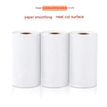 Three rolls of 57mm wide thermal paper in a box, for small printers.