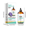 Hair treatment oil bottle 118ml with massage brush for dense long hair care
